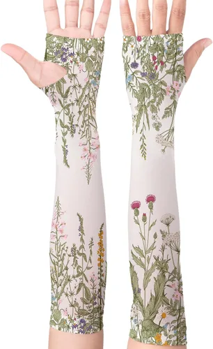 Mangas de jardinería, mangas de enfriamiento de brazo de protección solar para jardinería, mangas a prueba de espinas para cubrir brazos para Planta