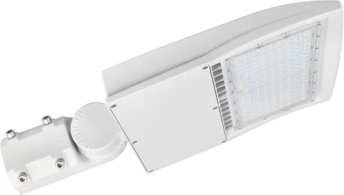 Luz LED de estacionamiento de 150 W, 80 W/100 W/150 W seleccionable, 21,000 lm LED Shoebox Area Light, 5000 K luz diurna, 100 – 277 V, reemplaza 450