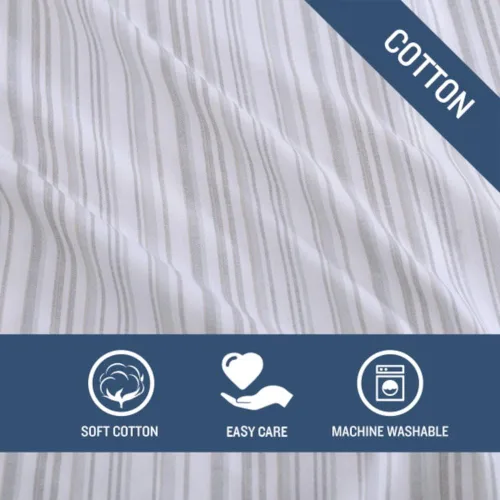 Miniatura 117 de Tommy Bahama - Juego de sábanas tamaño King, ropa de cama de percal 100% algodón con una sensación crujiente y fresca, sábanas con sábana bajera