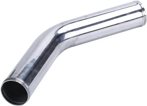 Miniatura 2 de Longitud de extremo a extremo 20 pulgadas (500 mm), DI 2.25 pulgadas (57 mm) Codo de aluminio de 45 grados para tubería de intercooler, tubo