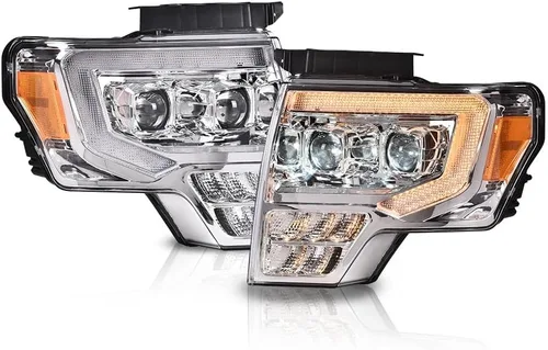 Miniatura 14 de G-PLUS Conjunto de faros, compatible con Ford F150 2009 2010 2011 2012 2013 2014 (no compatible con estilo LED, solo se ajusta sin estilo LED)
