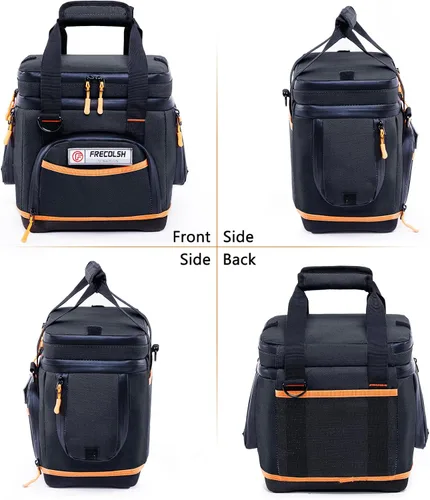 Miniatura 8 de Bolsa de transporte de doble capa para Jackery Explorer 300/240/160 – Bolsa de almacenamiento portátil para estación de energía con fondo moldeado