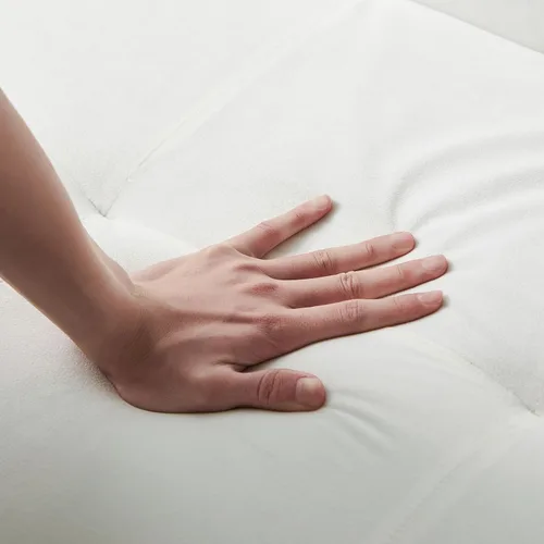 Miniatura 6 de Sofá cama futón de terciopelo con 2 portavasos y reposabrazos extraíbles, moderno sofá cama convertible con patas de metal, sofá biplaza tapizado