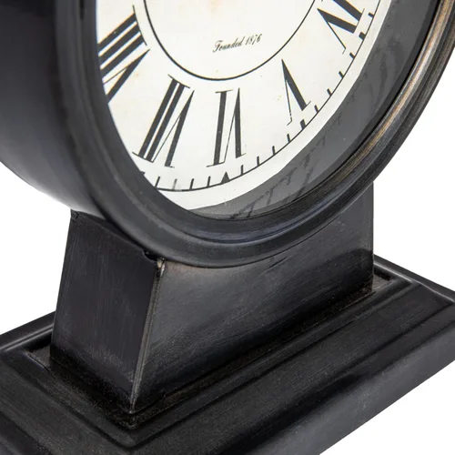 Miniatura 14 de Creative Co-Op Reloj decorativo de metal con acabado dorado