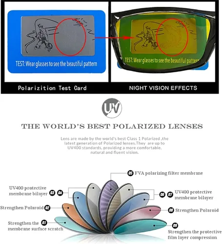 willochra Lector de visión nocturna, lentes de sol polarizados para hombre, lentes de lectura para exteriores, lentes de lectura para hombre Amarillo