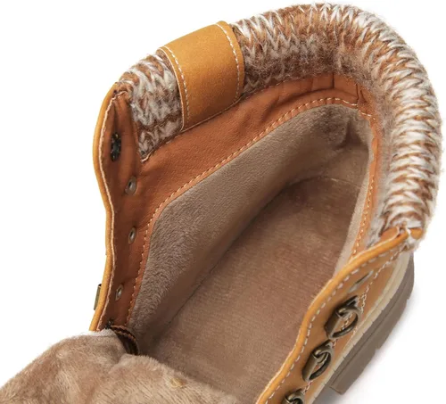 Miniatura 6 de COTTIMO Botas de invierno antideslizante con forro de piel para mujer