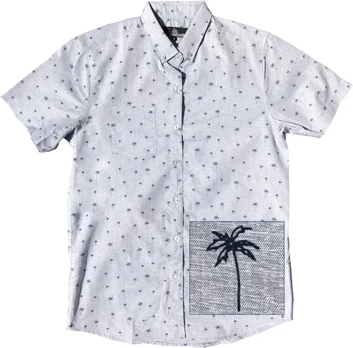 Miniatura 7 de Molokai Surf - Camisas hawaianas de manga corta con botones y corte ajustado