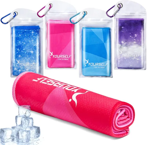 Toalla refrigerante Syourself para un alivio instantáneo: toalla refrescante de 40 pulgadas x 12 pulgadas para jugar bolos o hacer ejercicio o yoga,