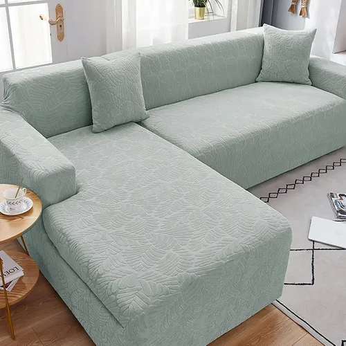 Miniatura 9 de Fundas elásticas para sofá modular, funda de sofá jacquard en forma de L, gruesa y antideslizante, protector de muebles, funda de sofá adecuada