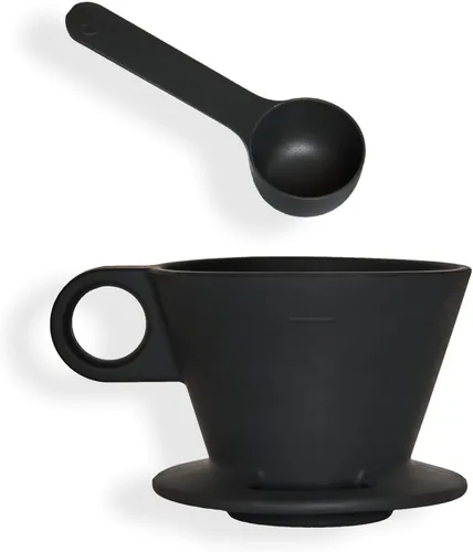 Miniatura 3 de Verve Dwell Dripper - Juego de cafetera, gotero de café no eléctrico, cafetera manual (negro)