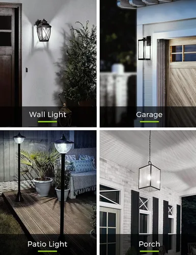 Miniatura 5 de L LOHAS LED Bombillas de luz del atardecer al amanecer, bombilla E26 de encendido/apagado automático, bombillas para exteriores, bombillas de luz