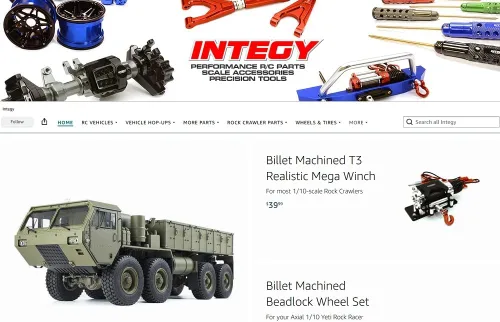 Miniatura 3 de Integy Modelo RC C29489GUN mecanizado 3.465 in amortiguadores todoterreno con resorte interno para oruga escala 1/10