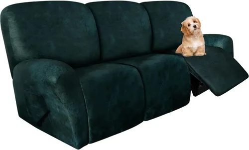 Miniatura 87 de molasofa Fundas de cuero para sillas reclinables, fundas para sillas reclinables grandes para silla reclinable, 4 piezas, fundas lavables que se