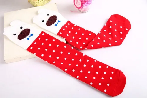 Miniatura 2 de Calcetines altos de algodón de dibujos animados para niños, talla única