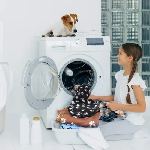 Miniatura 6 de Comsmart Mantas para perros pequeños, paquete de 6 mantas para cachorros, lindas mantas para mascotas con estampado de patas para perro, cachorro