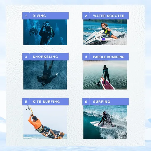 Miniatura 5 de Traje de neopreno completo para mujer de 0.079 pulgadas con cremallera trasera de neopreno para natación, surf, buceo, esnórquel, trajes húmedos