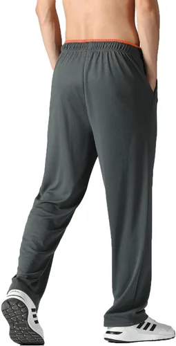 Miniatura 56 de Pantalones deportivos para hombre con bolsillos con cremallera, pantalones deportivos ligeros, pantalones de entrenamiento holgados atléticos