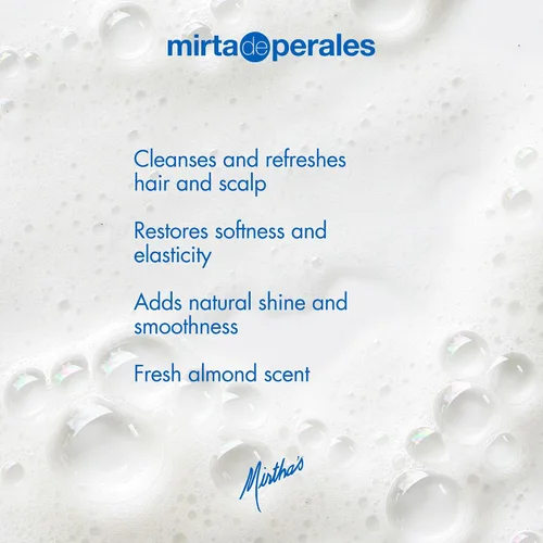 Miniatura 2 de Mirta De Perales Champú de leche para cabello normal a seco Limpiador suave rico en proteínas con proteína de leche, proteína de seda y extracto