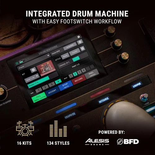 Miniatura 11 de HeadRush Prime - Pedal multiefectos para guitarra y voz y procesador de modelado de amplificador con clonador de amplificador, Antares Auto-Tune