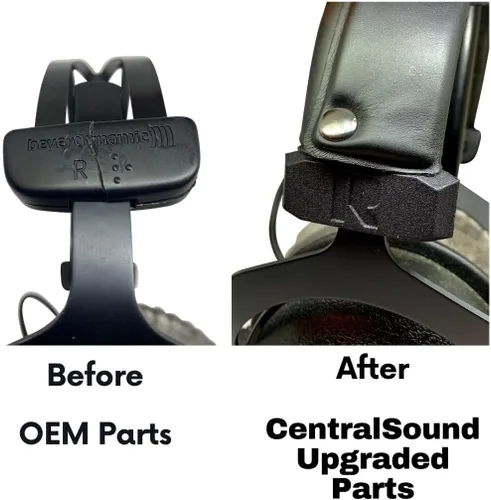 Miniatura 8 de CentralSound Cubierta lateral deslizante de repuesto para auriculares Beyerdynamic DT770 DT 770PRO DT 770PROHT DT880 DT880 PRO DT880PROHT DT990