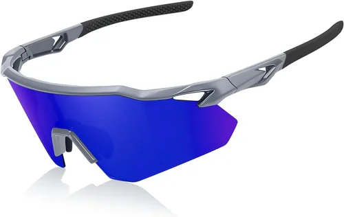 Miniatura 13 de SEKKAF Gafas de sol deportivas polarizadas para hombres y mujeres, protección UV, ligeras, para correr, ciclismo, almohadillas antideslizantes