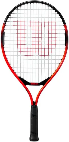 Wilson Pro Staff Precision - Raquetas de tenis recreativas para niños/juveniles, color negro/rojo