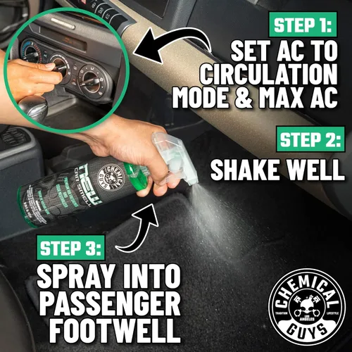 Miniatura 3 de Chemical Guys New Car Smell - Ambientador y eliminador de olores premium refresca y neutraliza olores, excelente ambientador para automóviles
