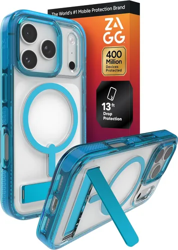 Miniatura 49 de ZAGG Santa Cruz Snap - Funda con función atril para iPhone 16 Pro Max, compatible con MagSafe, protección contra caídas de grado militar de 13 pies