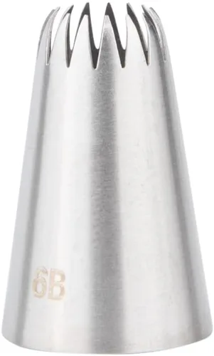 Miniatura 7 de Restaurantware Pastry Tek - Punta para decoración de 1 estrella abierta, punta de glaseado de acero inoxidable resistente a abolladuras, apta