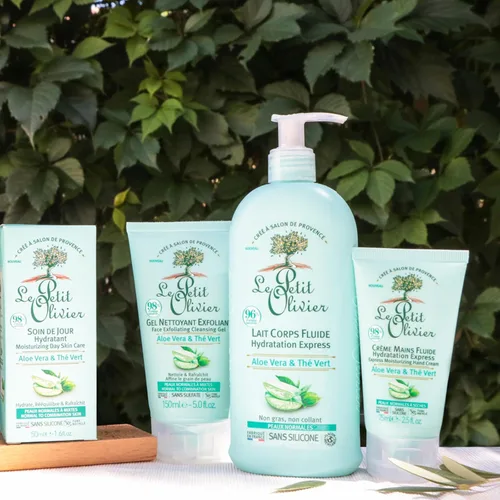 Miniatura 8 de Le Petit Olivier Crema hidratante para manos Express - Aloe Vera y té verde - Hidratación expresa - Sin sensación grasa o pegajosa - La piel es