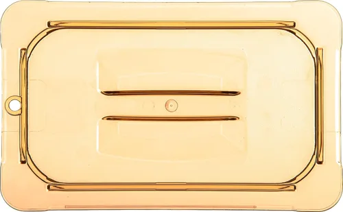 Miniatura 2 de Carlisle FoodService Products 10490U13 StorPlus - Tapa universal para bandeja de alimentos con mango de alto calor, tamaño cuarto, color ámbar