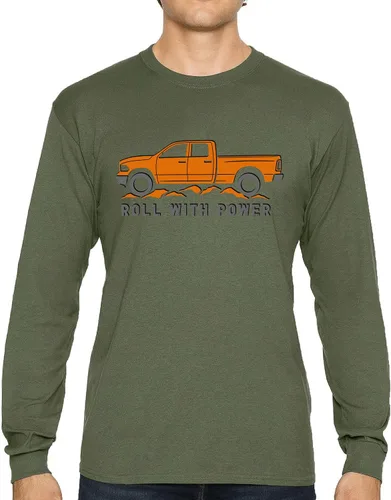 Miniatura 106 de Tee Hunt Camisetas gráficas y camisetas sin mangas para hombre Roll with Power Pickup Truck