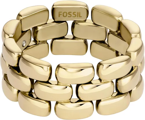 Miniatura 2 de Fossil Anillo de acero inoxidable chapado para mujer
