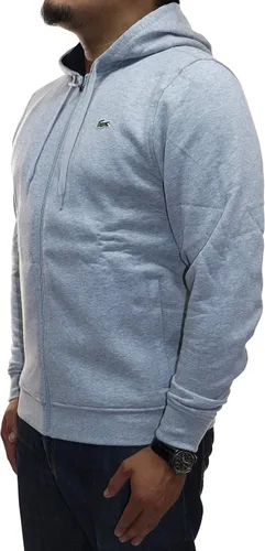 Miniatura 2 de Lacoste - Sudadera deportiva de manga larga con capucha, de vellón, con cierre completo, para hombre
