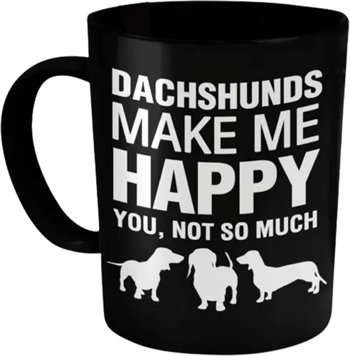 Miniatura 9 de DogsMakeMeHappy Taza Basset Hound – Basset Hounds Make Me Happy – Taza de café Basset Hound – Regalos de Basset Hound
