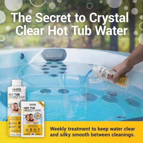 Miniatura 3 de Bio Ouster Productos químicos semanales 3 en 1 para bañera de hidromasaje y productos químicos de spa, acondicionador clarificador limpiador