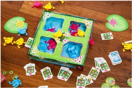 Miniatura 3 de Happy Hopping - Juego de mesa de Pegasus Spiele 2-4 jugadores - Juegos de mesa para la familia - 15-20 minutos de juego - Juegos para noche