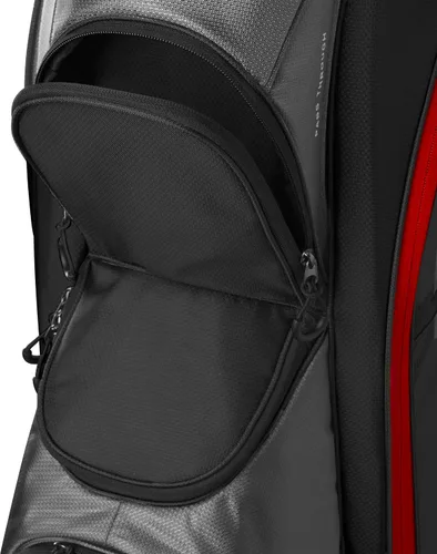 Miniatura 4 de Wilson Bolsa de Carrito de Golf Feather - Negro/Gris/Rojo