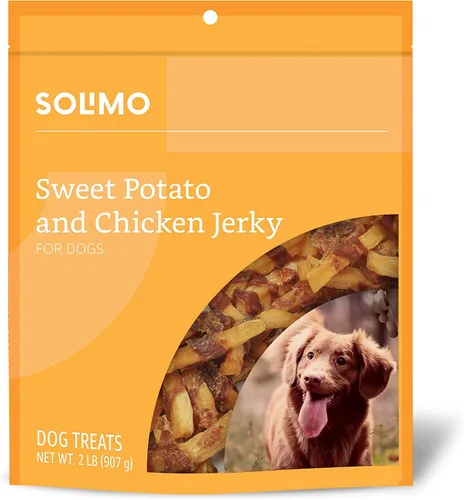 Miniatura 8 de Amazon Brand - Solimo Golosinas de Pollo Deshidratado para Perros, 2 libras (El Empaque Puede Variar)