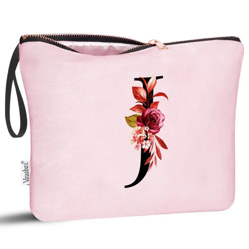 Miniatura 61 de Vavabox A-Z Bolsa de Maquillaje Personalizada, Regalos de Cumpleaños para Mujeres y Mamá, Regalos para la Mejor Amiga, Bolsa de Cosméticos