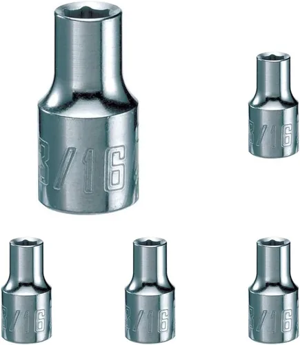 Miniatura 6 de CRAFTSMAN - Llave poco profunda, SAE, accionamiento de 1/4 de pulgada, 9/32 de pulgada, 6 puntas (CMMT43494)