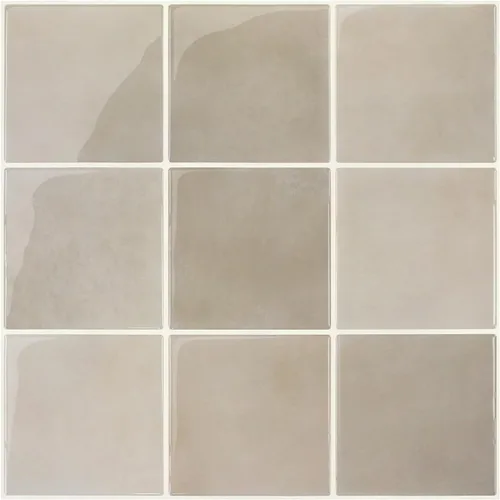 Miniatura 12 de Commomy Azulejos adhesivos negros más gruesos para despegar y pegar - 10 piezas de 12.0 x 12.0 pulgadas - Azulejos adhesivos 3D para salpicaduras