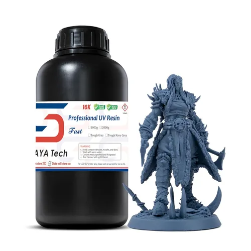 Miniatura 9 de Siraya Tech Resina de impresora 3D rápida similar a ABS de 405 nm, curado UV, no frágil, alta precisión, líquido de impresión 3D, resina