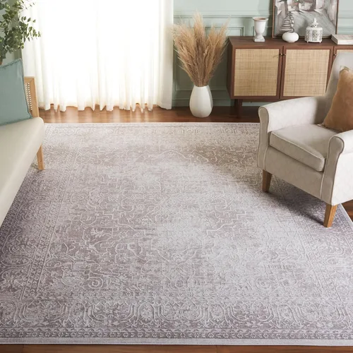 Miniatura 110 de SAFAVIEH Alfombra 10x14 - Colección Reflection - Grande - Beige y Crema, Sin Desprendimiento y Fácil Limpieza, Ideal para Sala de Estar, Dormitorio