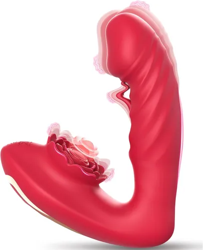 Miniatura 7 de G Spot Vibrador con aletas para mujer, bragas vibradoras con 10 modos de vibración y aleteo, pezones de clítoris, juguetes sexuales