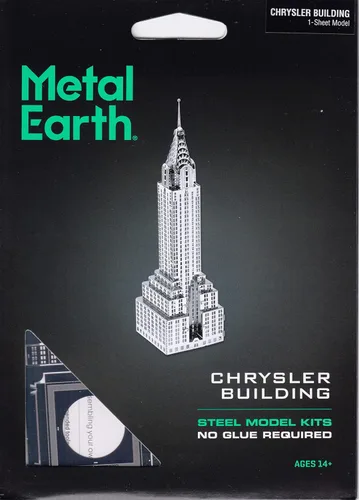 Miniatura 6 de Fascinations Metal Earth Chrysler Building 3D Kit de modelo de metal