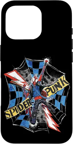 Miniatura 20 de Marvel Spider-Man: Across The Spider-Verse - Carcasa para iPhone 17, diseño de Spider-Punk