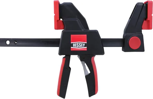 Miniatura 3 de BESSEY EHK SERIES - Fuerza de sujeción de 600 lb - 12 in - Juego de abrazaderas de gatillo EHKXL12 - Profundidad de garganta de 3.625 in.