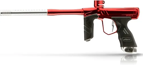 DYE Marcador de paintball DSR+ DYE Marcador de paintball DSR+ - Rojo lava/plateado