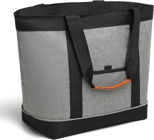 Miniatura 10 de Insulated Cooler Bag Reusable Grocery Tote Bags Transport Large Lunch Box for Women Negro satinado